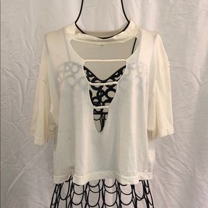 Urban outfitters cut-out tee
